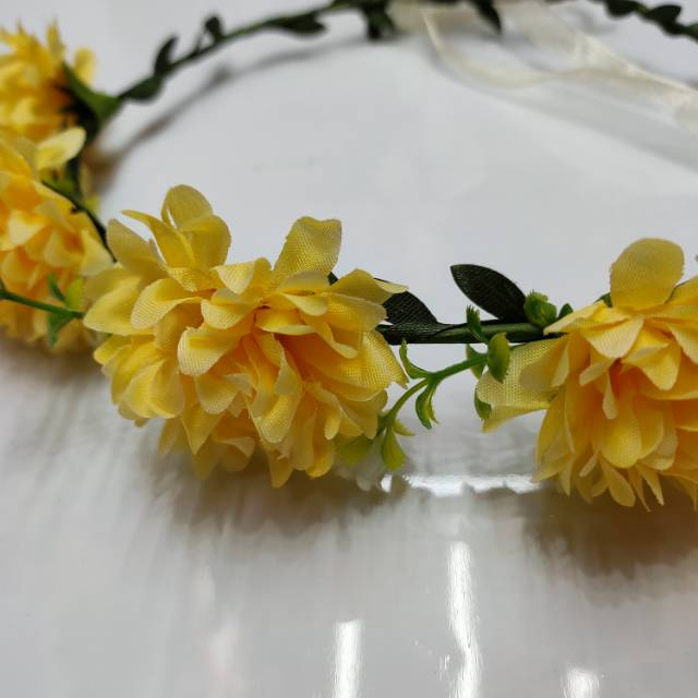 韩式新娘儿童头饰花环婚纱森女海边度假仿真花朵发箍配饰发饰产品图