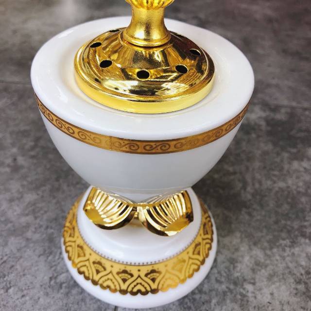 陶瓷香炉家用室内净化空气禅意香薰炉点香小檀香炉茶道复古盘香炉产品图