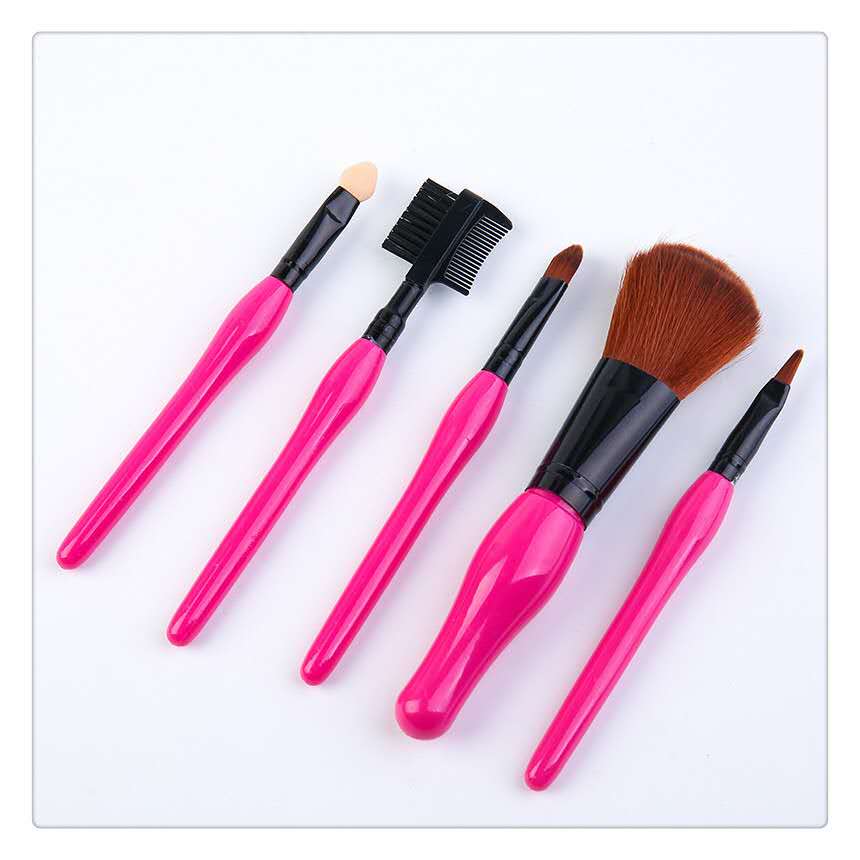 6-color beginner makeup brush set, complete makeup tools, eyeshadow, Internet celebrity set, eyebrow brush, blush, loose powder brush