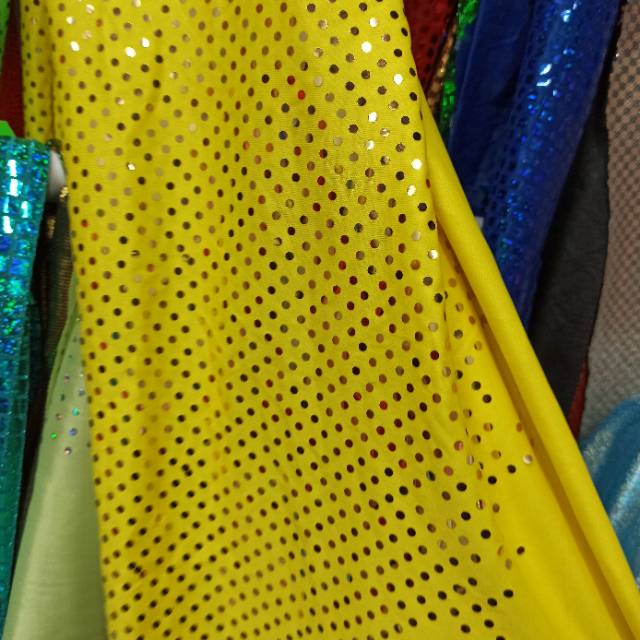 针纺布冲片纯黄色用于装饰服饰工艺品等面料