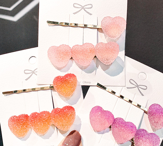 气质网红软糖发夹一字夹森系仙女边夹发饰韩国超仙刘海夹发卡头饰产品图