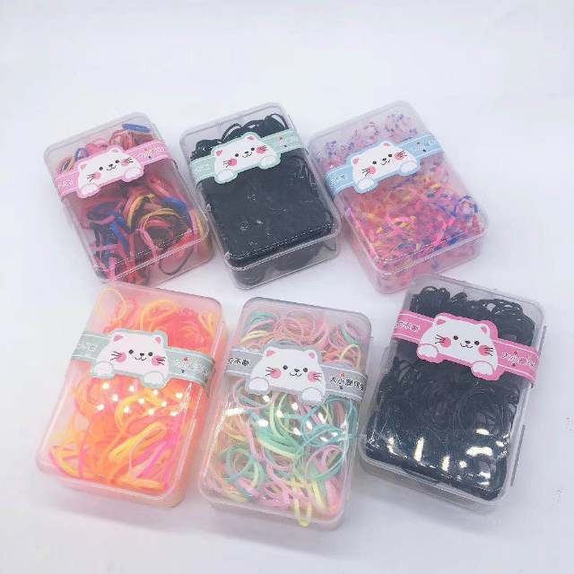 儿童用一次性橡皮筋 时尚皮圈 好看颜值高    