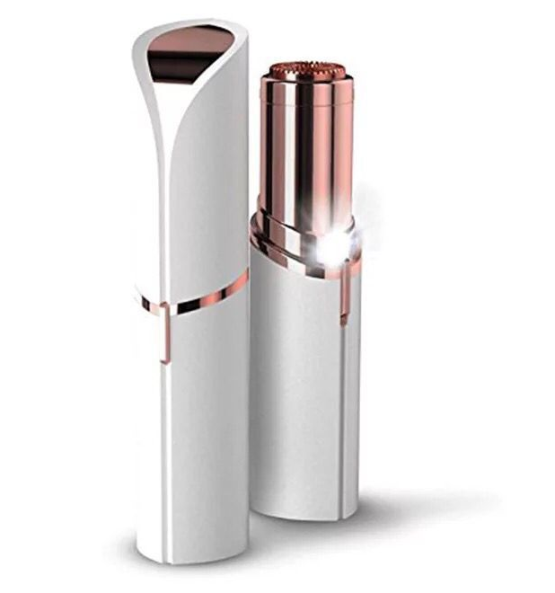 Electric lipstick eyebrow trimmer, hair removal device, facial hair remover, hair removal device, lipstick hair shaving device, battery model Specification image
