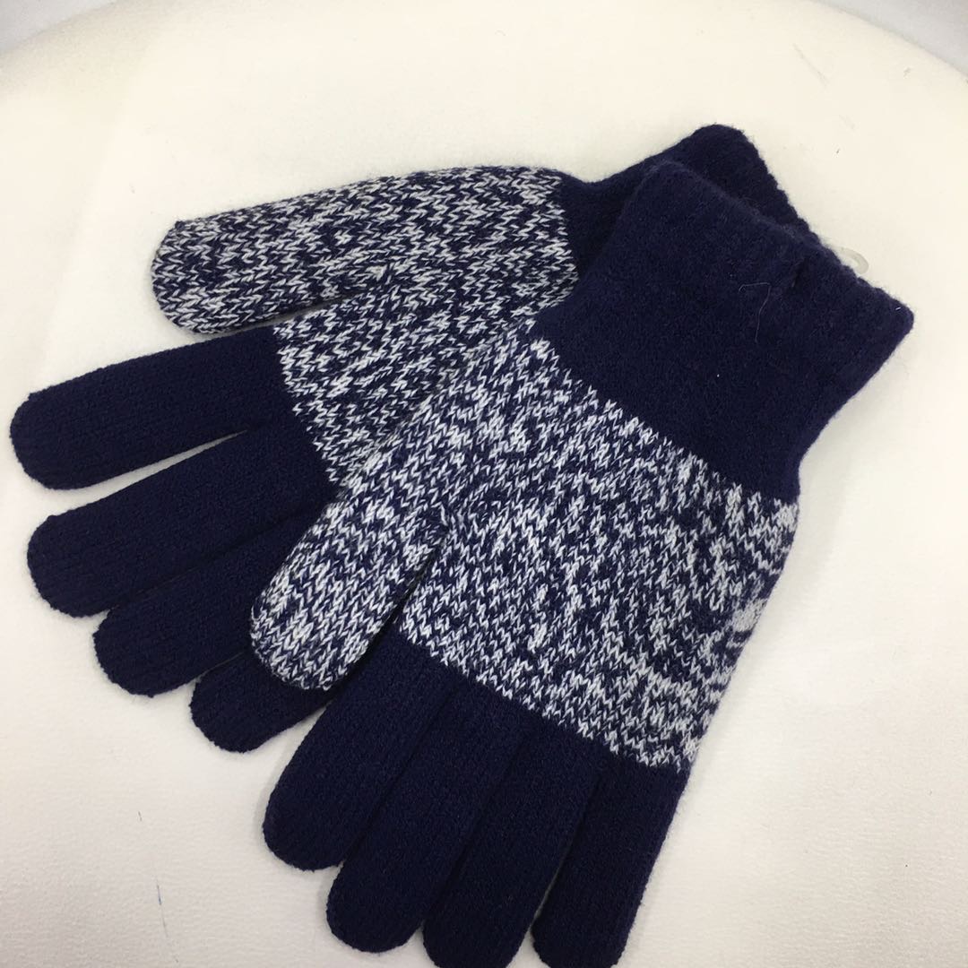 超柔针织弹力上网触屏手套休闲保暖手套骑车开车热卖