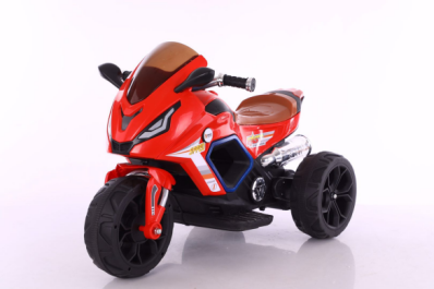 1200-type colored light three-wheeled children's motorcycle model car