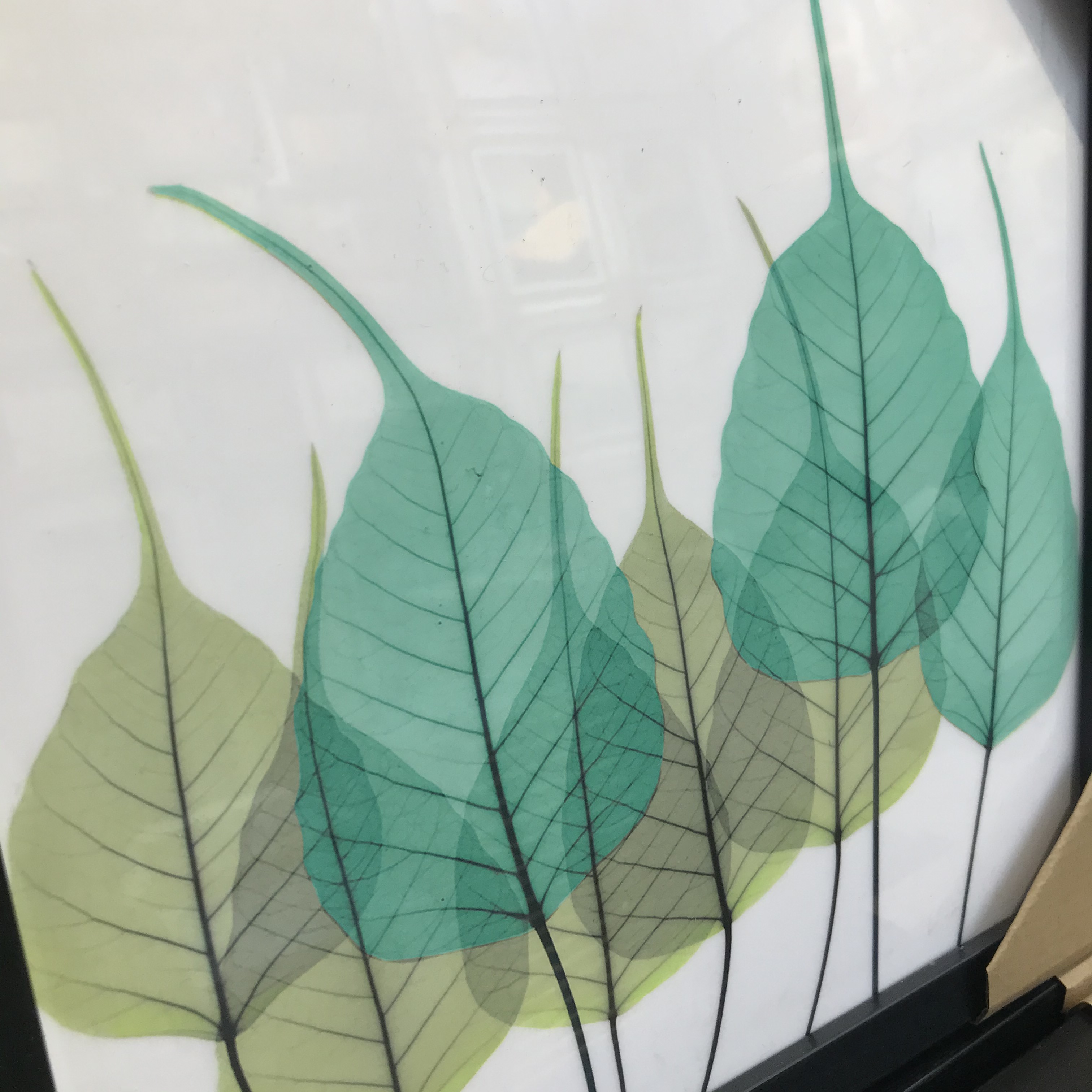 Nordic-style decorative paintings, modern and simple murals, living room sofa background wall paintings, dining room hanging paintings, triptych details Picture