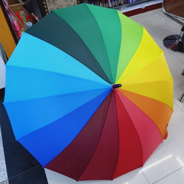 新款75加大礼品折叠遮阳防晒商务彩虹伞遮阳伞广告伞定制logo产品图