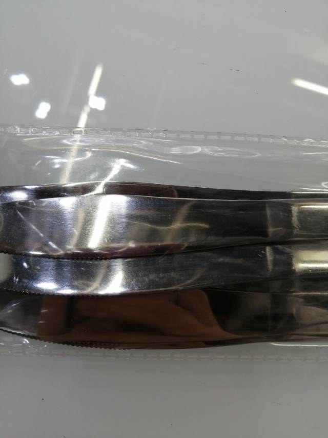 Stainless steel Western-style knife, round-head knife, Western-style steak knife for household use details Picture