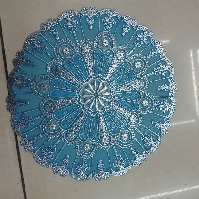 浅蓝色防滑杯垫盘子垫防滑垫