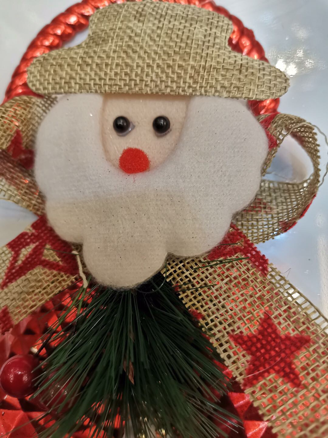 Two plastic bells with plastic bells pendants from Donghuang Christmas Tree, 14.5*32CM details Picture