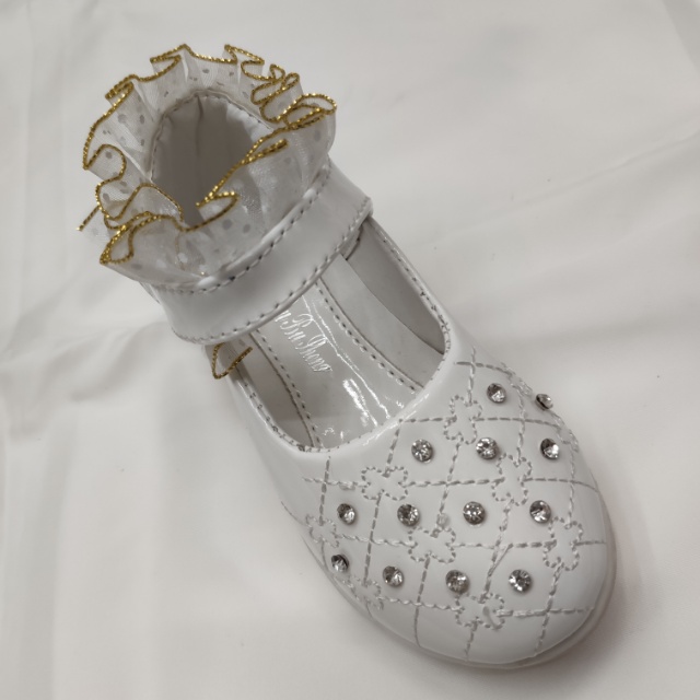 好望脚鞋业 外贸批发中童大童女童鞋 女童公主鞋春秋新款单鞋水钻蕾丝小女孩皮鞋中童