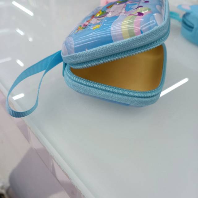 跌皮拉链小行李箱儿童小零钱包产品图