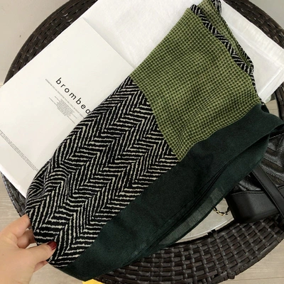 Casual Trend With Solid Color Korean Version Scarf Cape Green