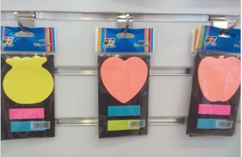 Special shape + double fluorescent sticky note combination sticky note label paper thumbnail