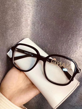 2020款素颜神器眼镜小香平光镜镂空字母款李念同款可配近视