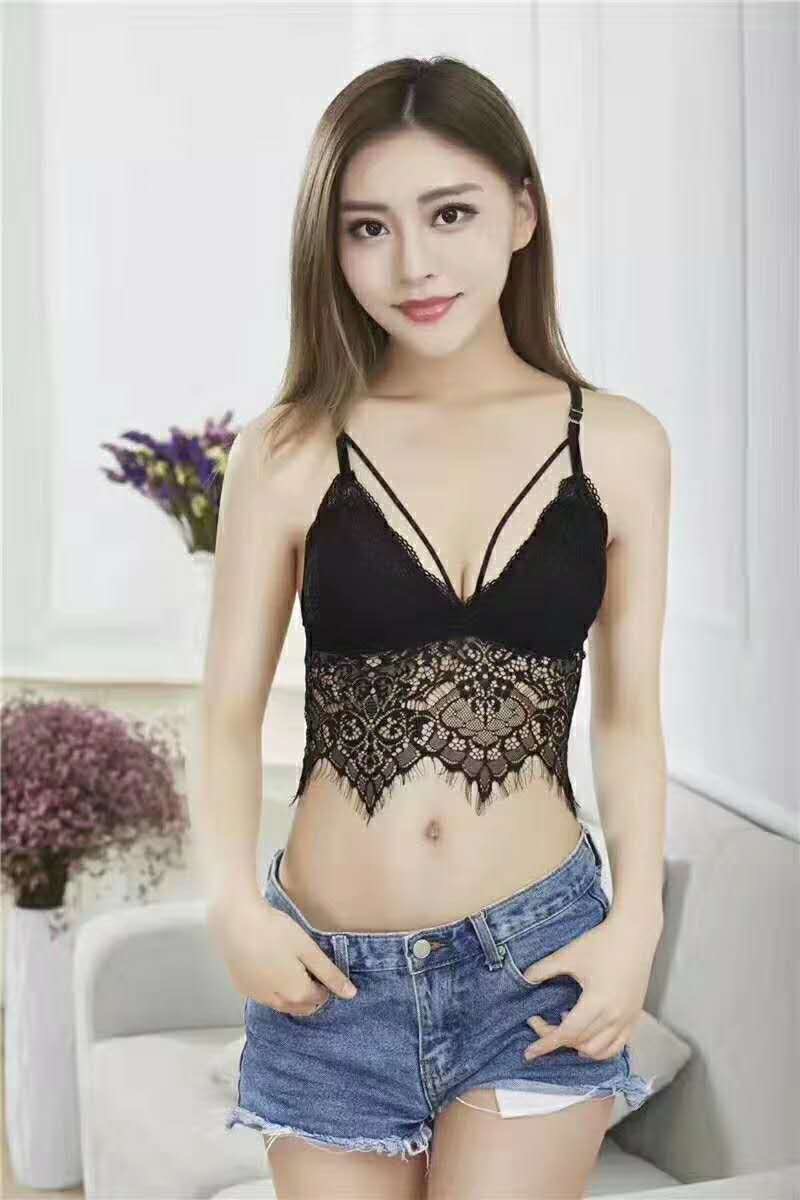 The silk gathers together the undergarment without underwire female