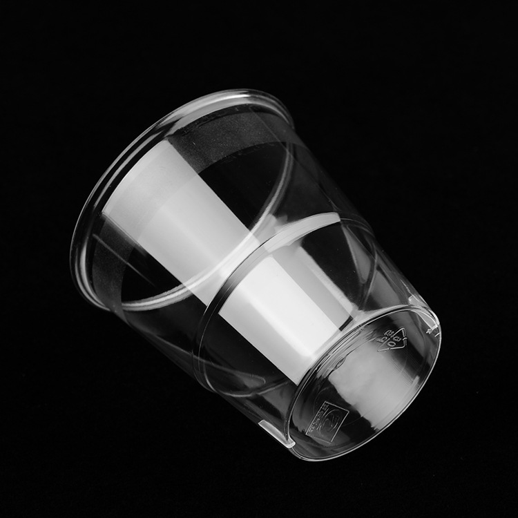 厂家直销3盎司一次性塑料杯子PS100毫升加厚航空杯广告杯印l