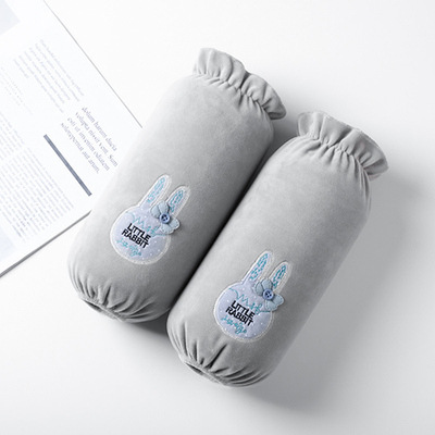 秋冬季简时尚女士双层长款袖套日用防污耐脏套袖袖筒多花色细节图