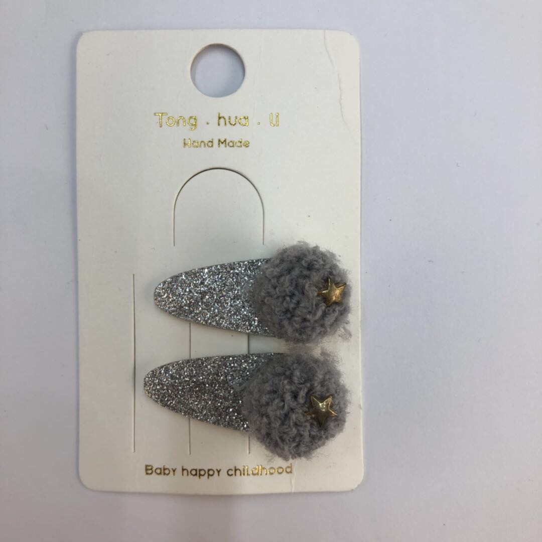 Korean-style fashionable children's hairpins and little girls' hairball clips