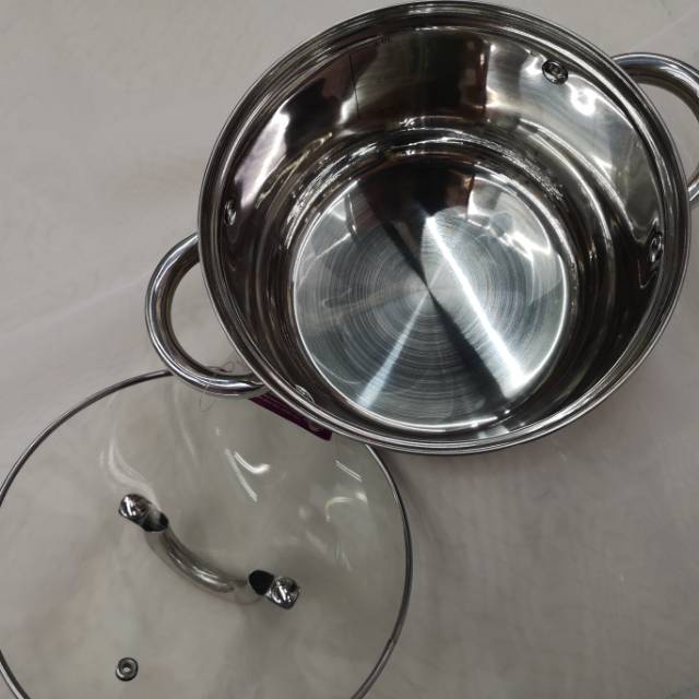 New stainless steel cooking pot, milk pot, stew pot, noodle cooking pot, high-end stainless steel pot