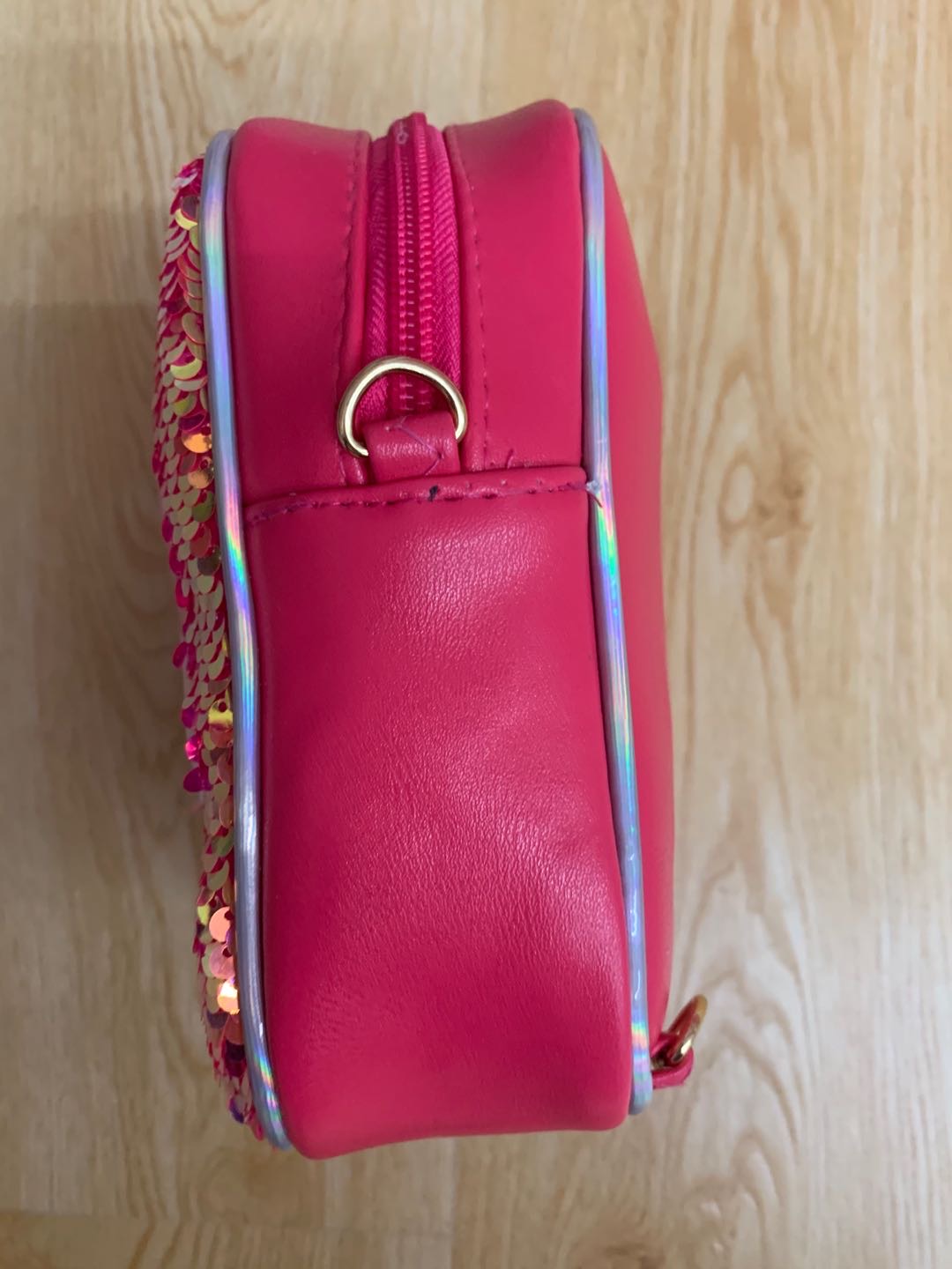Children's sequined cartoon small schoolbag and baby backpack details Picture