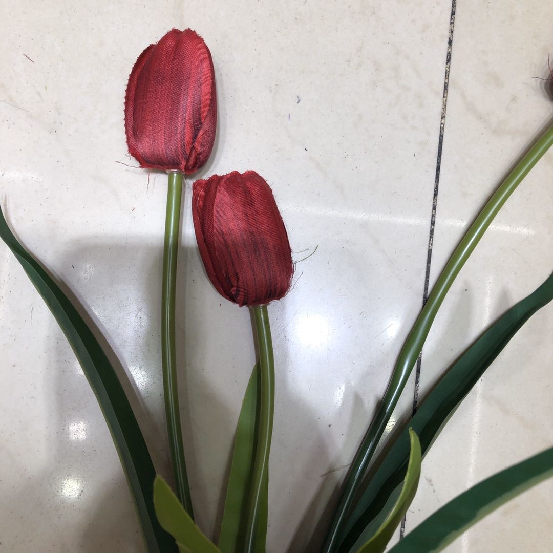 Simulation Tulip Three Small Garden Fresh Decoration Home Photography Accessories Manufacturers Direct Sales Specification drawing