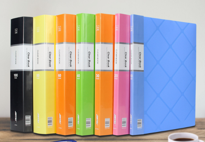 资料册FC定制30插页PP文件夹办公用品文件袋 40页试卷现货1