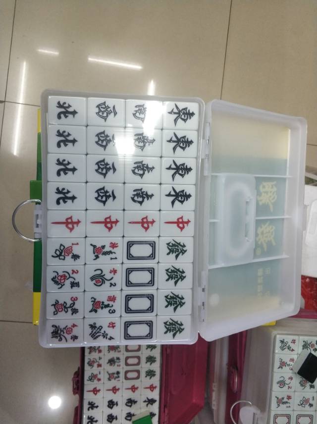 Bamboo Mahjong Train Mahjong Outdoor Hand Mahjong Will Be Bamboo Mahjong details Picture