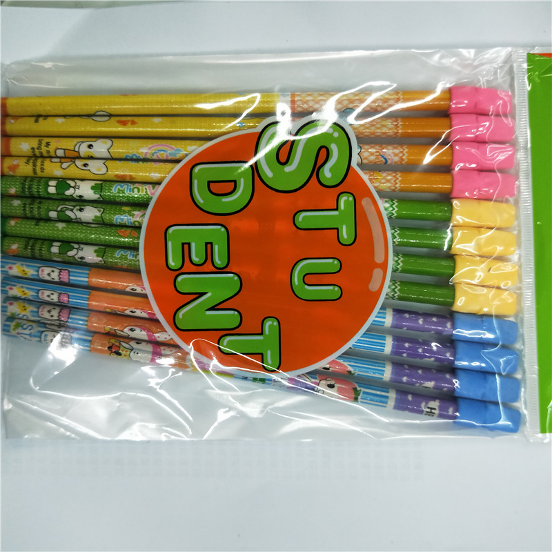 Big Head Rubber Hb Pencil School Supplies For Students