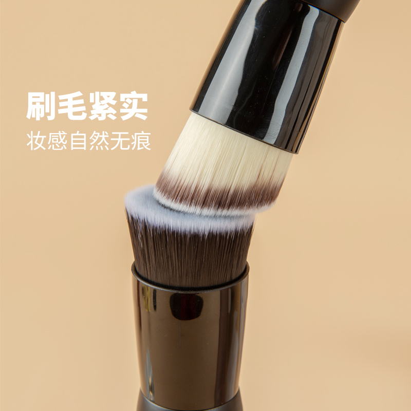 Little Fatty 55 Foundation Brush, BB Cream Brush, Base Makeup brush, portable flat head, round head, slanted head, no powder intake makeup brush details Picture