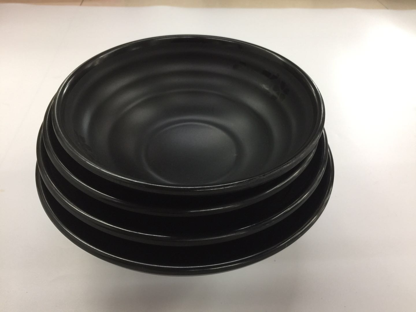 Melamine drop resistant creative special-shaped melamine frosted noodle bowl thumbnail