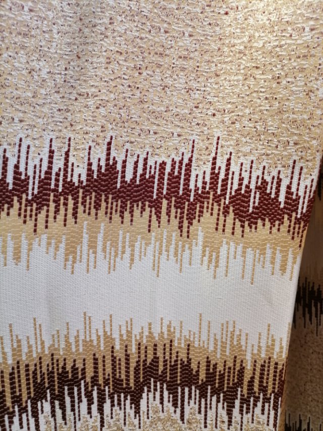 Simple cotton and linen curtain fabric finished in solid color for living room heat insulation and sunshade rental bedroom Specification image