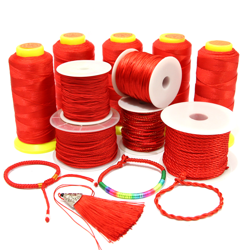 缝纫线涤纶/缝纫线/402高速缝纫线/高亮丝绒线/韩国腊绳细节图