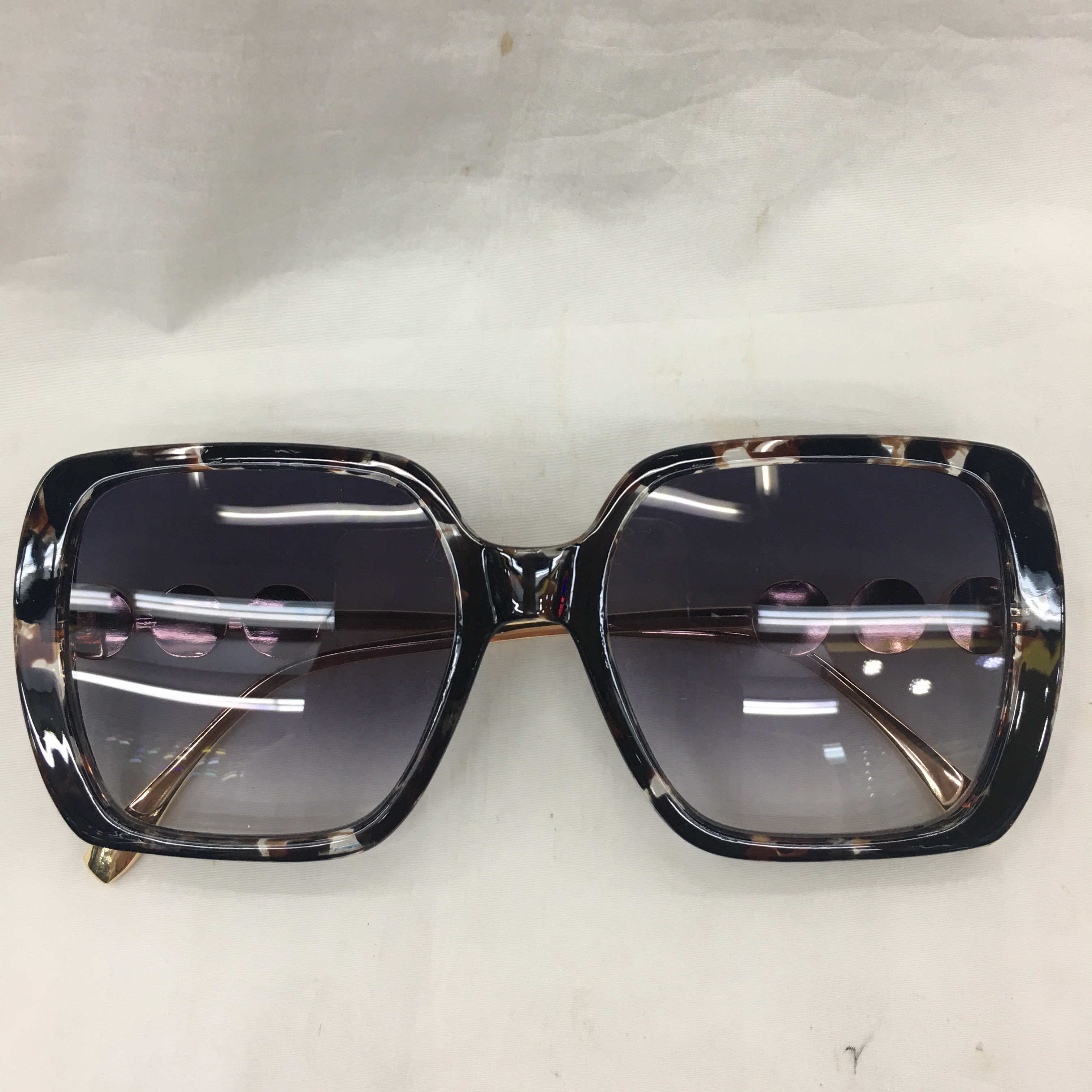 太阳镜女士潮防紫外线墨镜眼睛时尚圆脸护目眼镜图