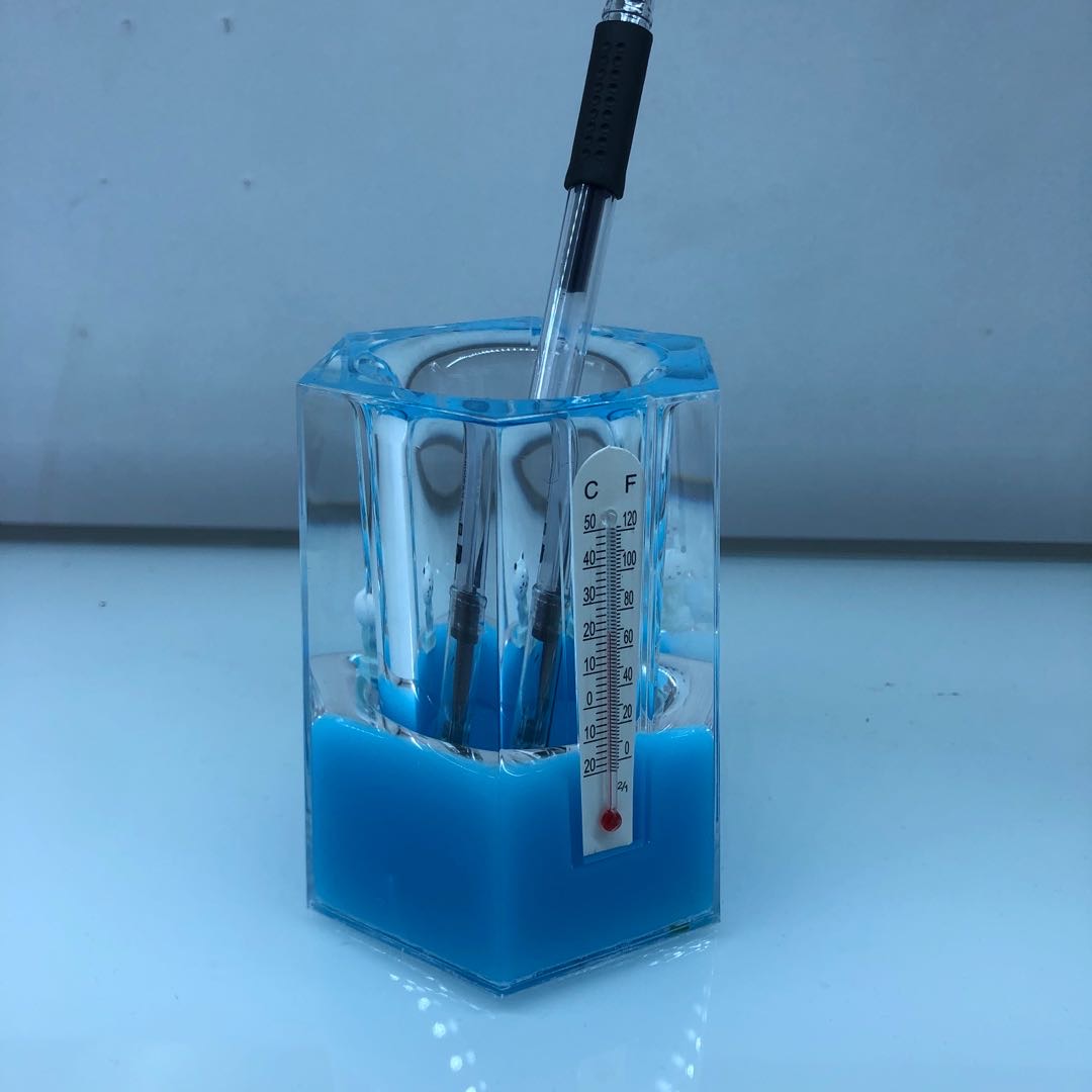 Acrylic thermometer holder decoration home decoration holiday gift thumbnail