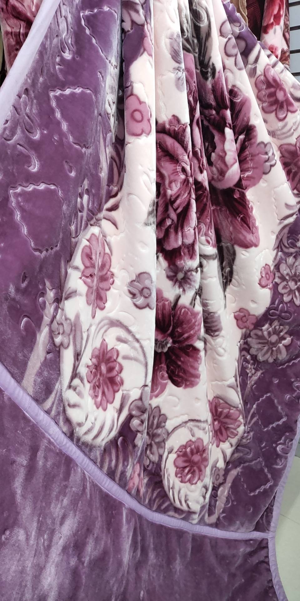 Printed Jacquard Embossed Blanket