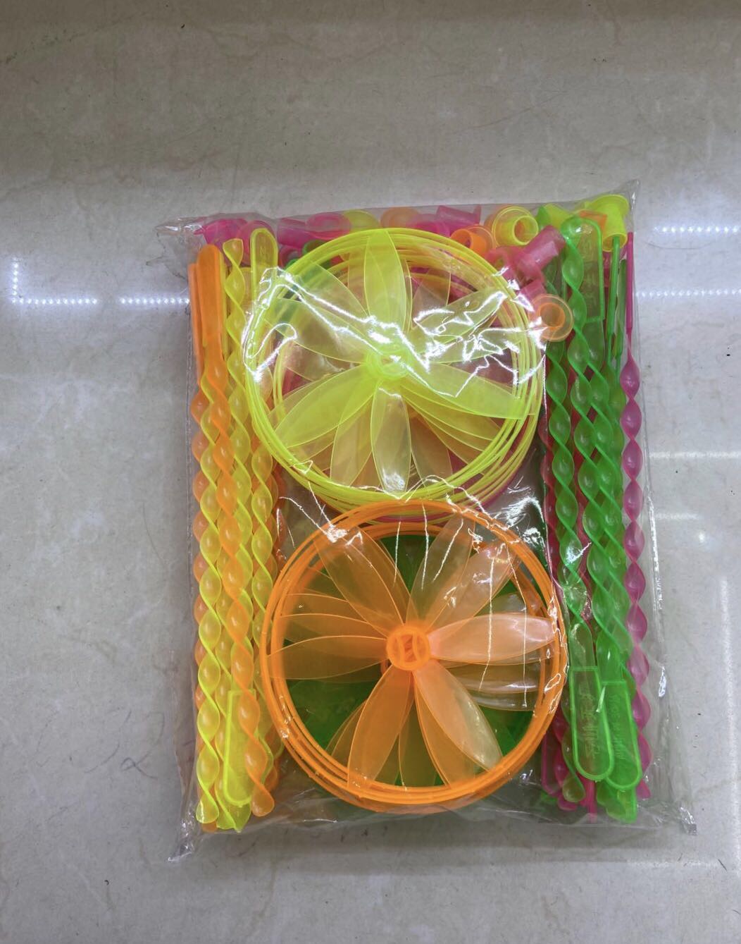 竹蜻蜓玩具飞天仙子飞行器手推飞碟
