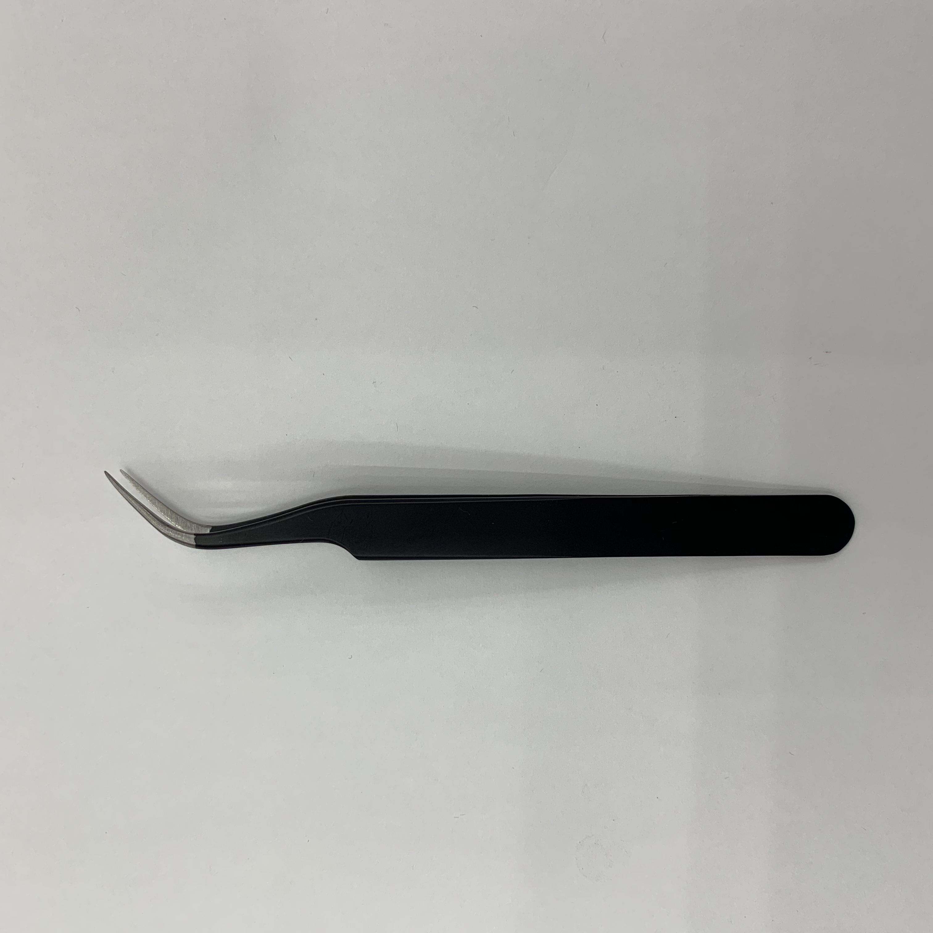 S57A stainless steel tweezers elbow fine pointed anti-static tweezers bird's nest hair acne clip thumbnail