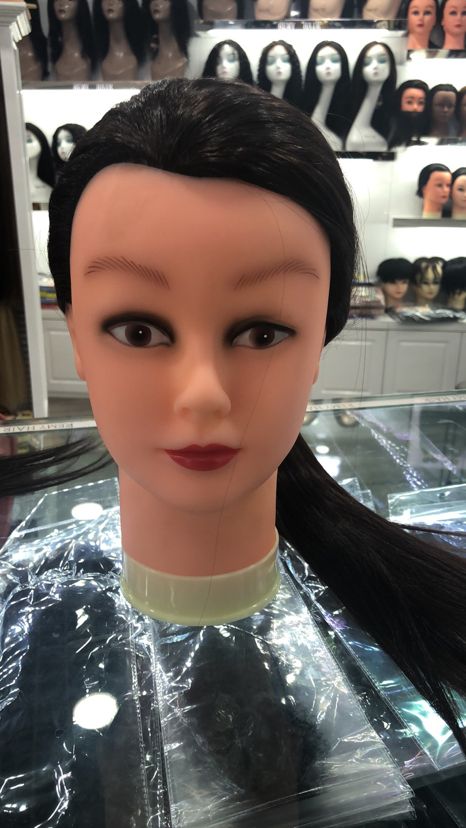 美发用品练习专用教习模型头细节图