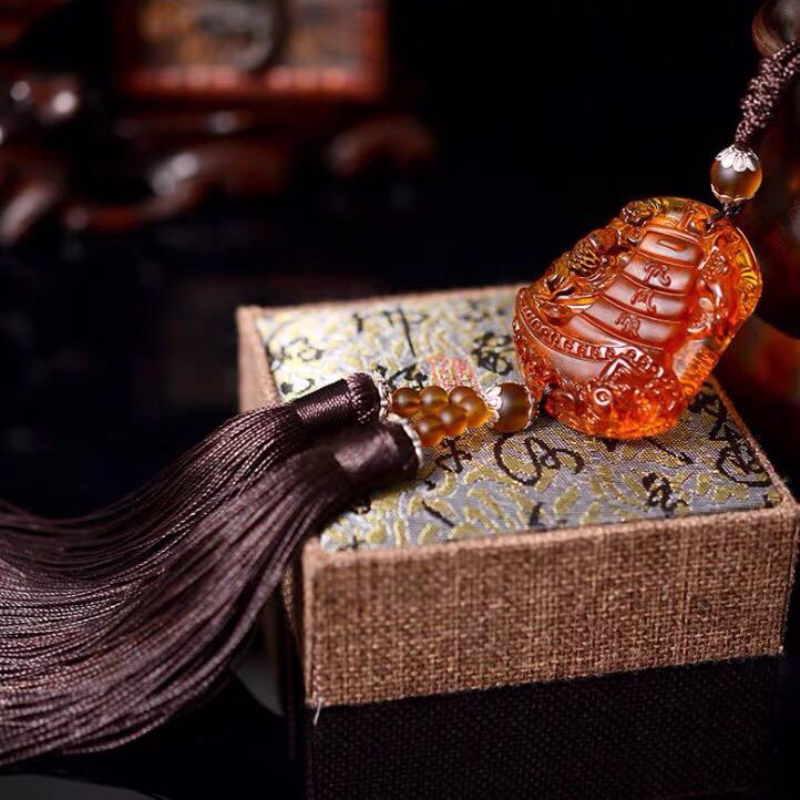Hongyu Handicrafts pendants, car pendants, Smooth Sailing and safety talismans, car pendants, glazed car interior pendants, high-end display items, pendants and accessories