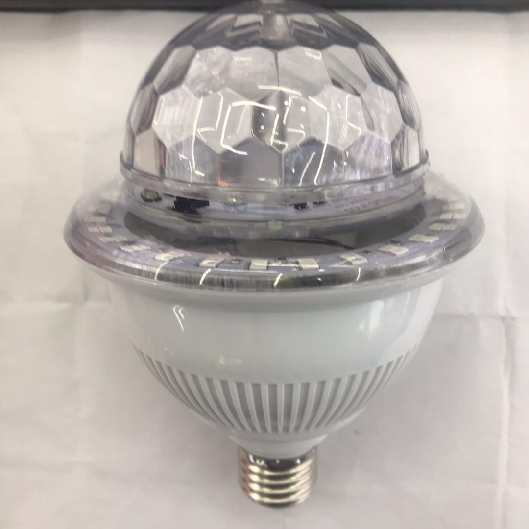 七彩飞碟舞台灯蓝牙音箱酒吧七彩led水晶魔球LED旋转彩灯