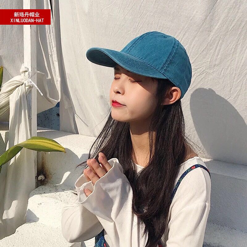 Ins Feng Shui Wash Old Cowboy Cap Adjustable Men And Women All Cotton Baseball Cap Shade Hat Summer And Spring New Style