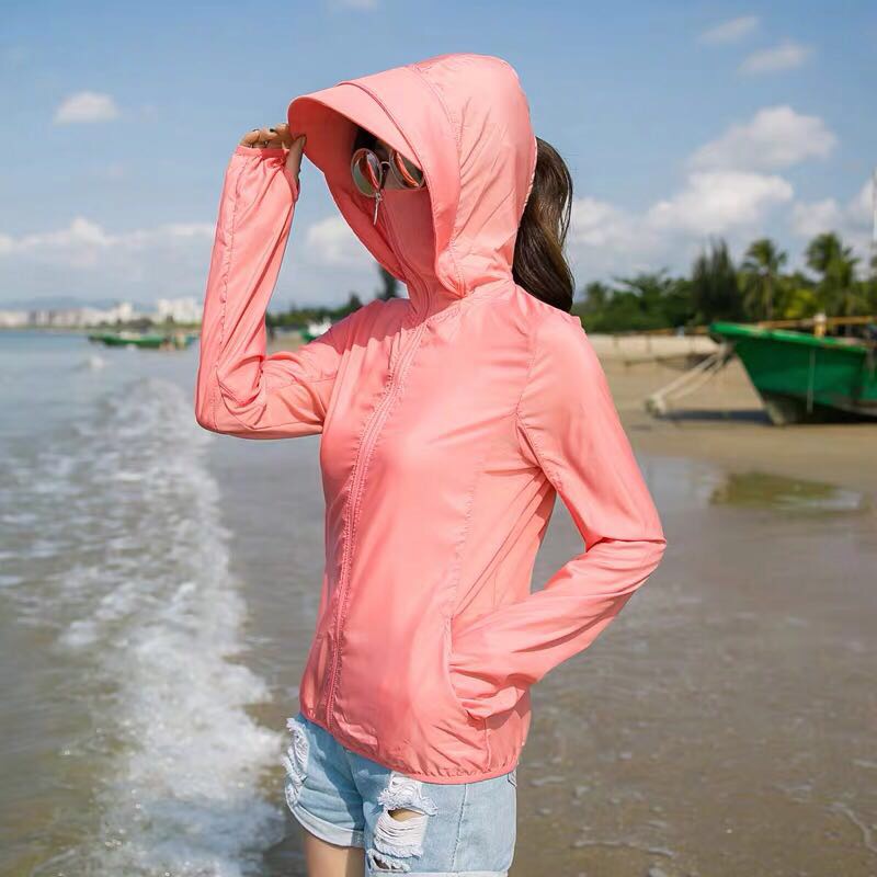 防紫外线透气长袖薄款外套防晒服防晒衫