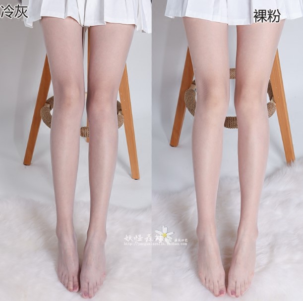 Ultra-thin silk stockings for women, thin, seamless and invisible pantyhose, nude skin, fully transparent toe tips, one-line, flesh-colored charm Specification image