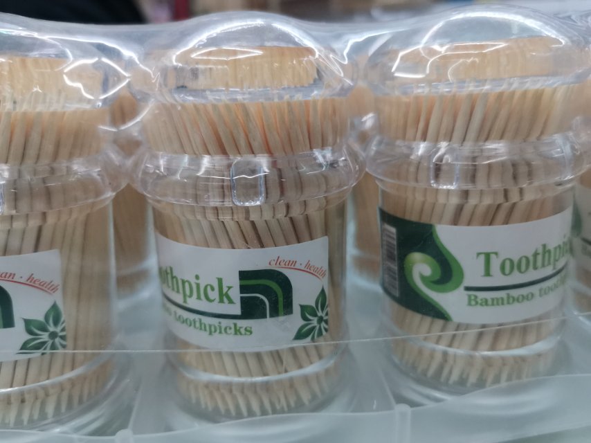 10瓶装卫生双头可用竹牙签家用酒店带牙签瓶牙签盒牙签筒细节图