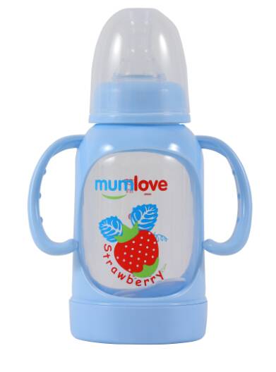 母爱直身奶瓶 宝宝用品喂奶喝果汁喂药护理奶瓶果汁奶瓶125ML