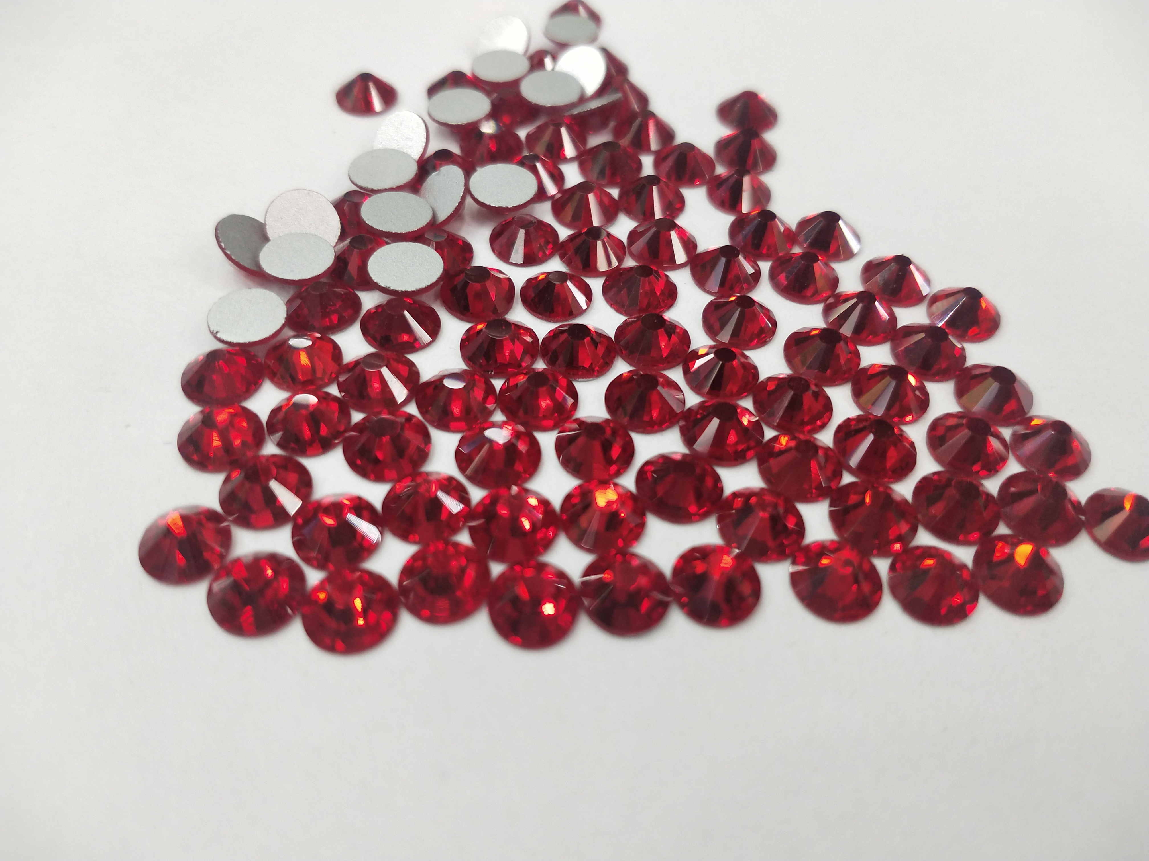 Boutique Hand Drill Ss20 Red Imitation Austrian Diamond Nail Drill Glass Hot Drill Diy Drill details Picture