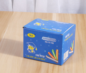 100 pieces of full-color chalk, office stationery, teachers' writing tools details Picture