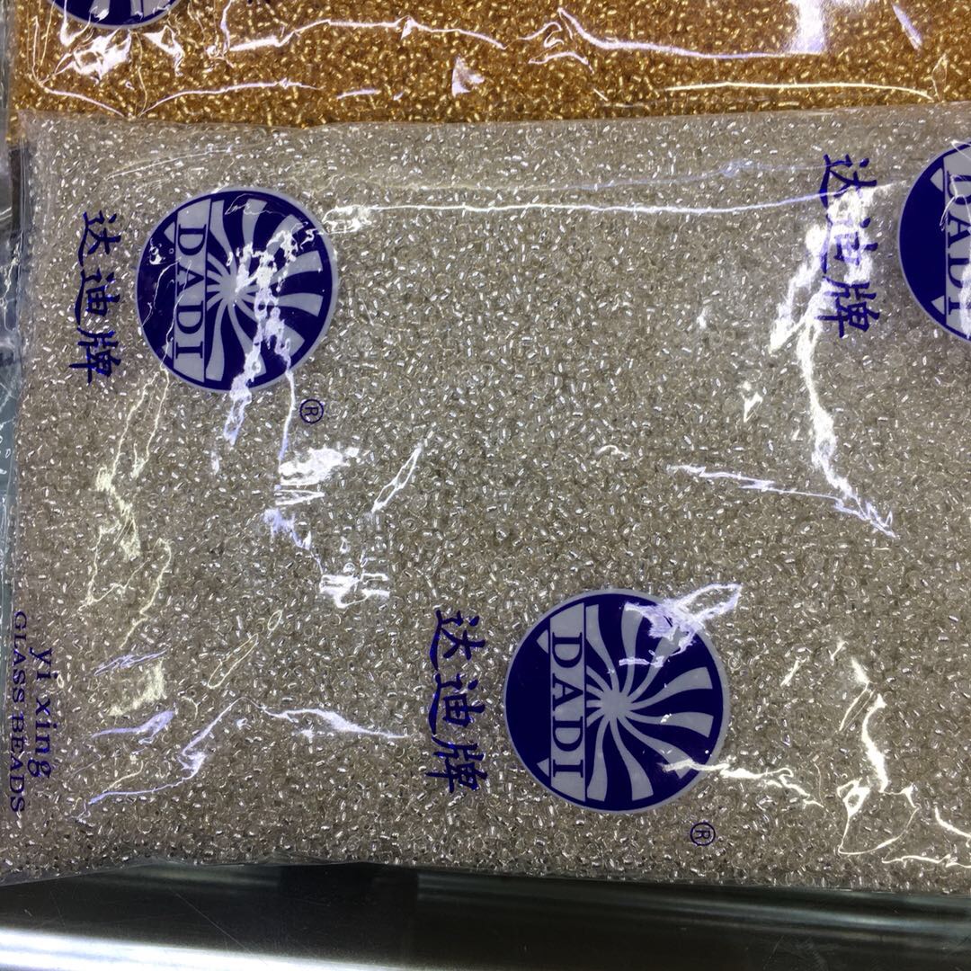 厂家直销达迪牌玻璃银色米珠