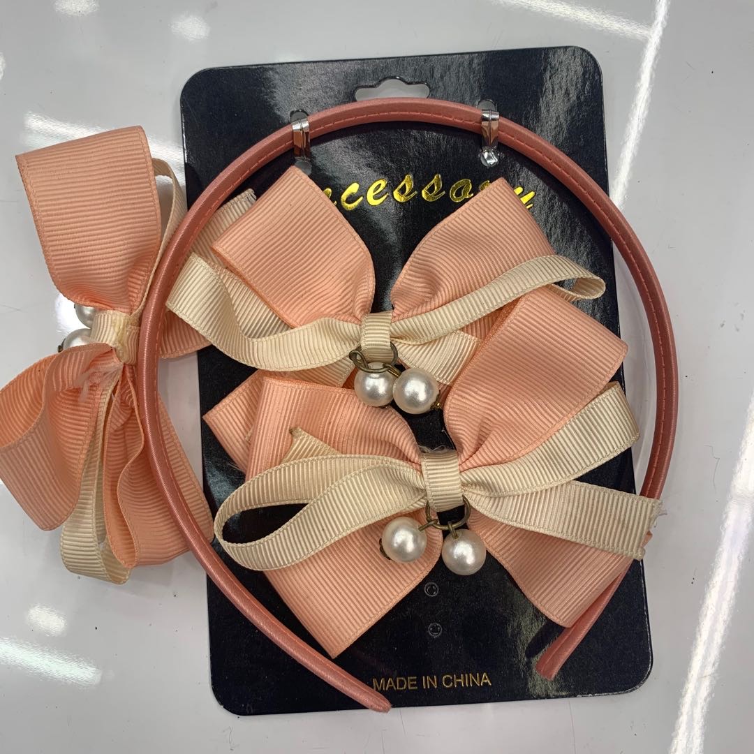 韩版时尚潮流发箍发夹蝴蝶结珍珠发饰头箍卓拉饰品55